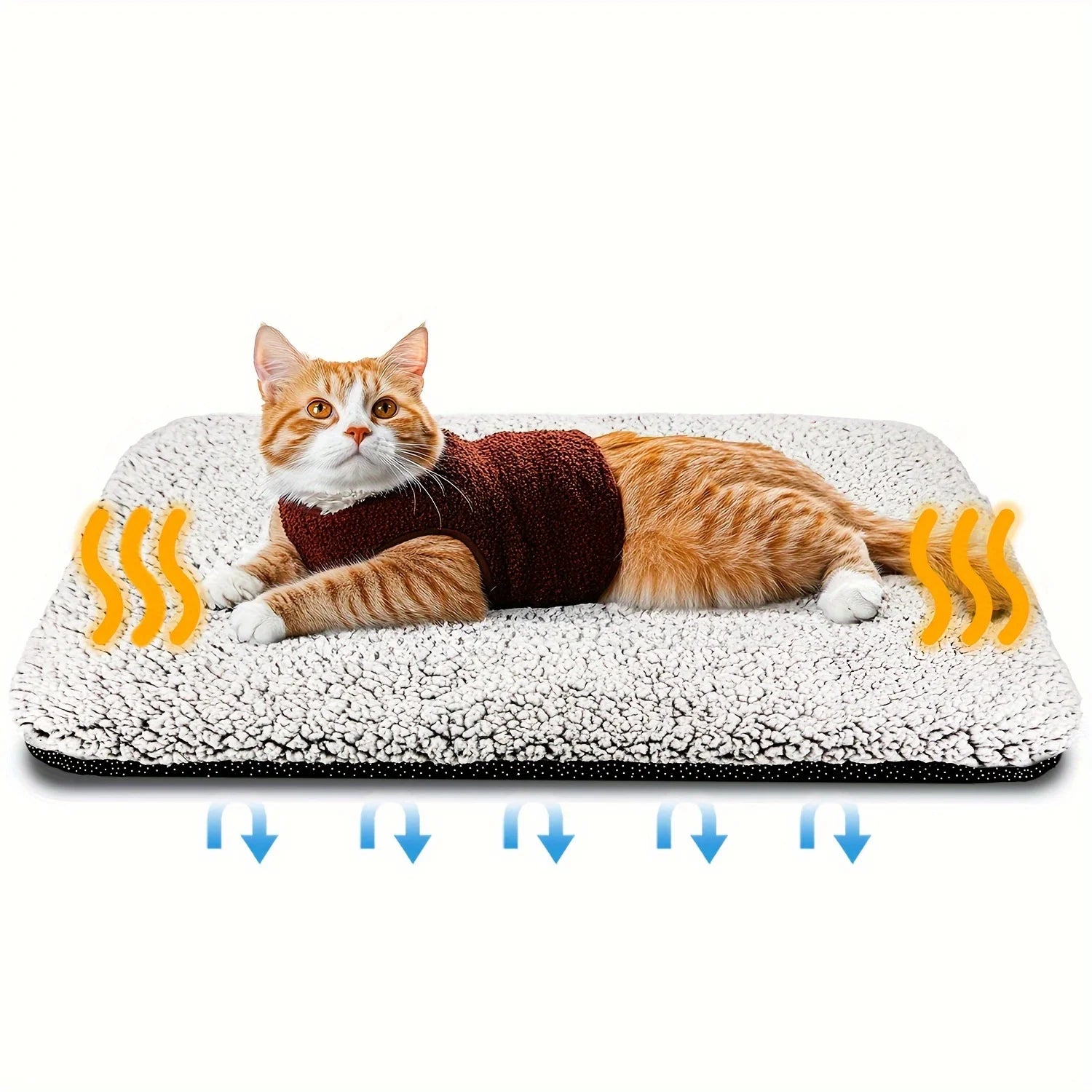 Self-Heating Dog & Cat Warmer Bed – Cozy Cave Pet Blanket with Fleece & Thermal Fabric for Small Medium Pets, Orthopedic Comfort 2025 2026