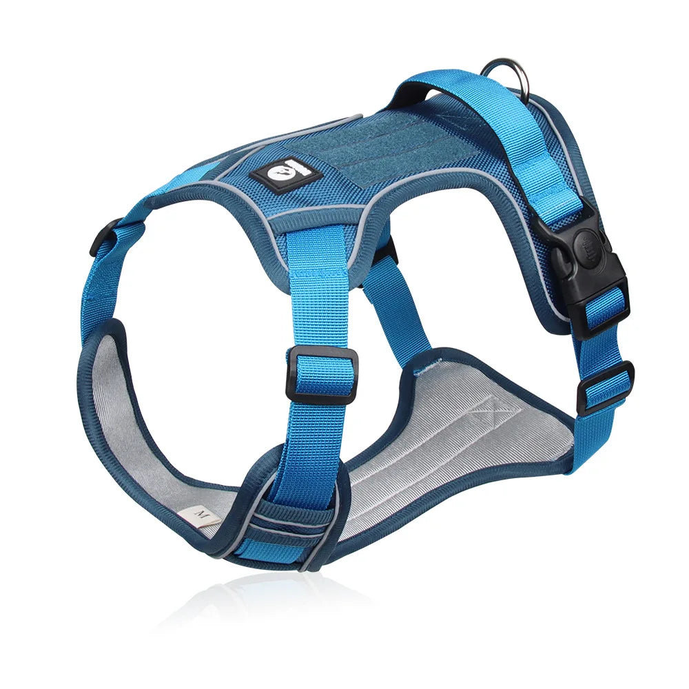 Reflective Tactical Dog Harness 1680D Waterproof – Med/Large