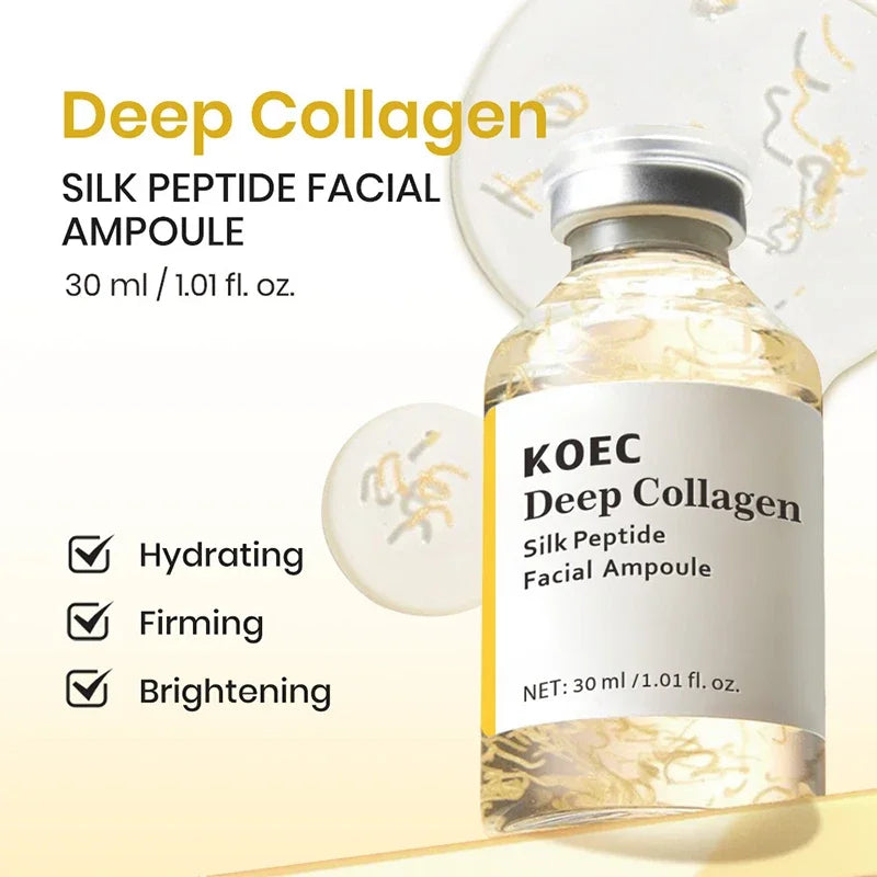 Peptide Intensive Lifting Ampoule,Deep Collagen Face Firming Moisturizing Serum,Glass Skin Tightening Hydration,Korean Skincare