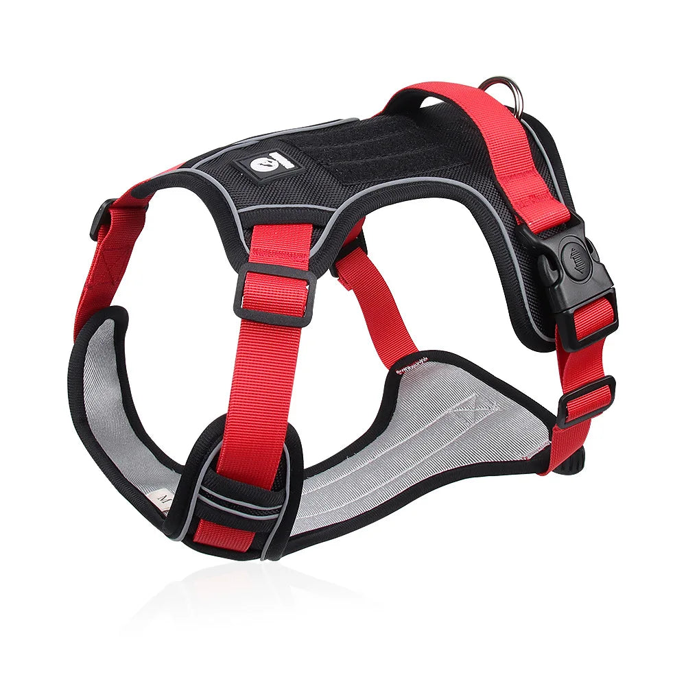 Reflective Tactical Dog Harness 1680D Waterproof – Med/Large