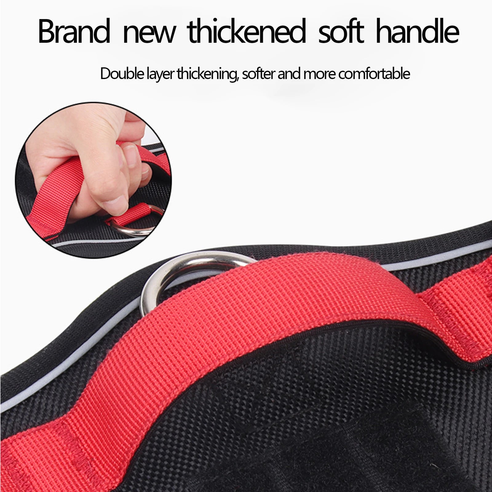 Reflective Tactical Dog Harness 1680D Waterproof – Med/Large