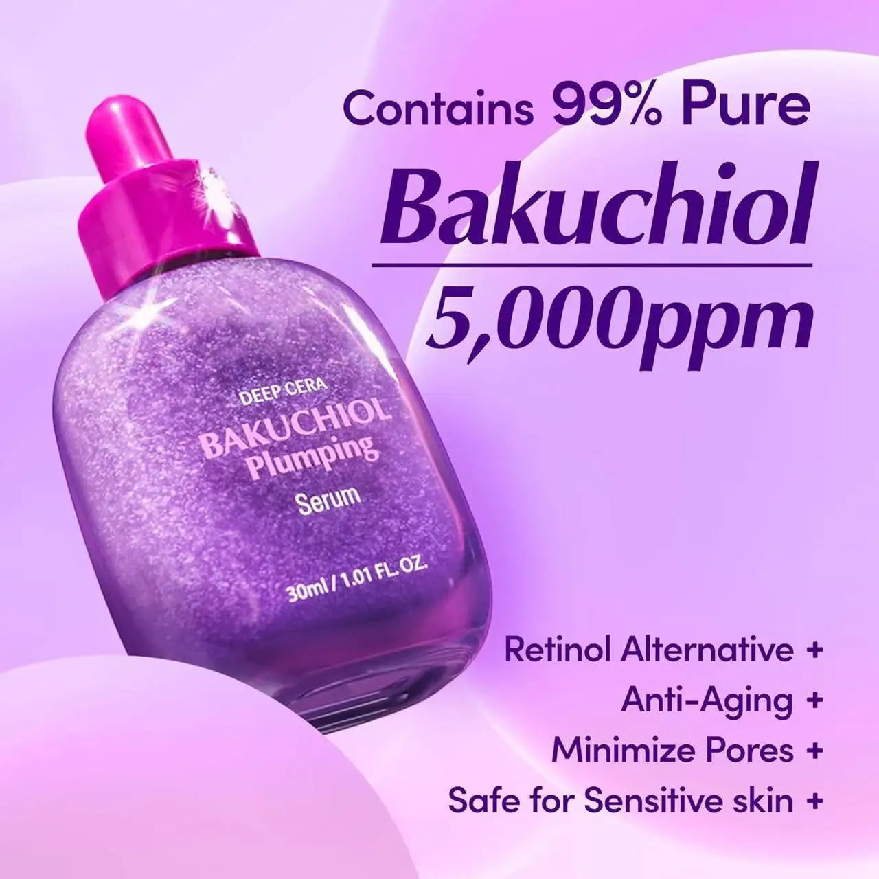 Bakuchiol Retinol Alternative + Niacinamide + Vitamin C Serum Set – Pore Shrinking, Wrinkle Reducing, Skin Lifting Glow Trio 2025
