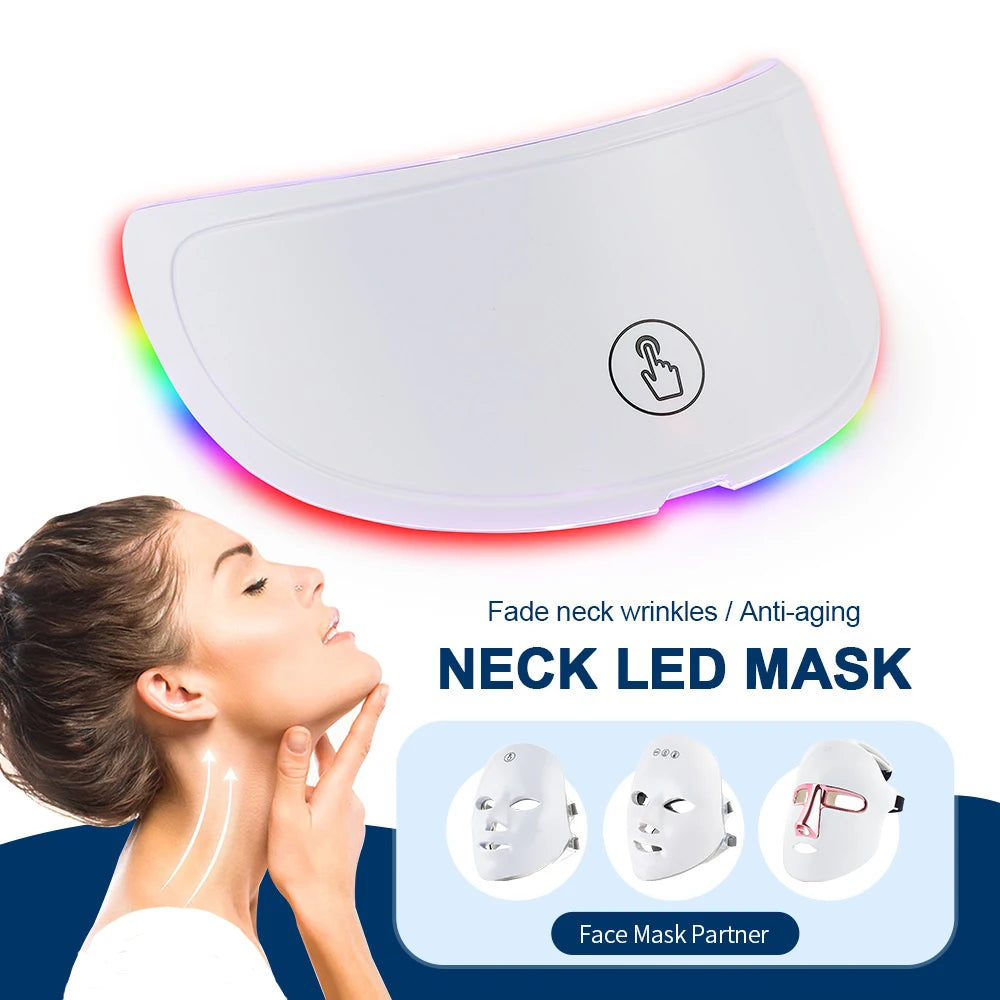 7-Color LED Face Mask with Red Light Therapy – Wireless Anti-Aging Skin Rejuvenation Mask